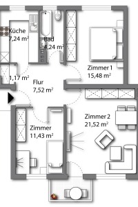 Wohnung vom Typ 5